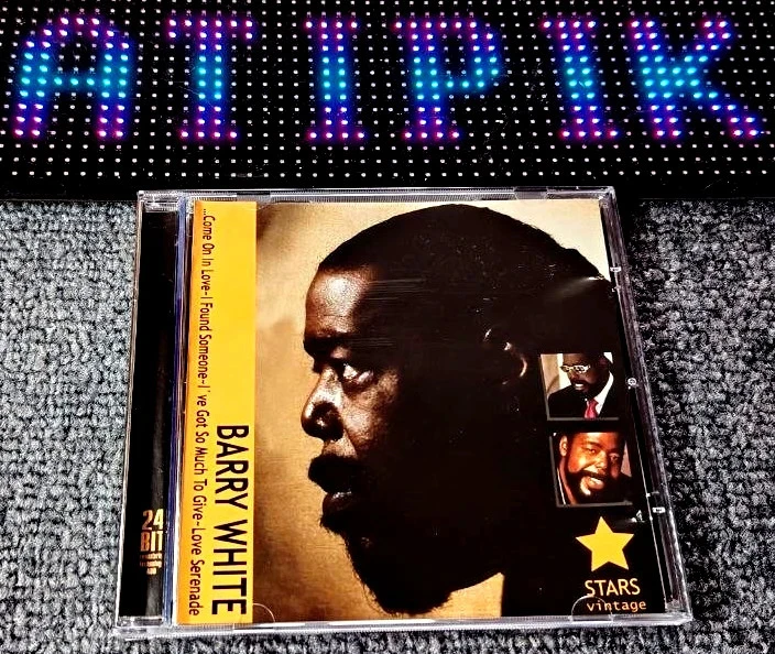 Cd Barry White - Stars Vintage 1- 2 Titres Cultes Import Rare 💿